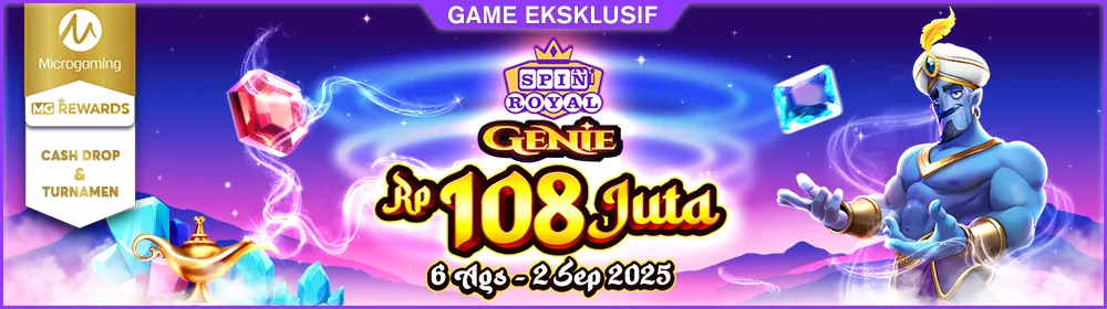 Turnamen & Cashdrop Spin Royal Genie